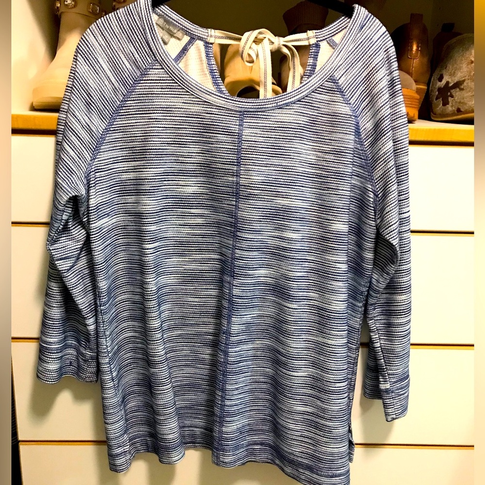 Blue Striped Women's Top